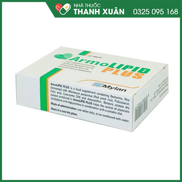 ArmoLipid Plus giảm lượng cholesterol, triglycerid trong máu